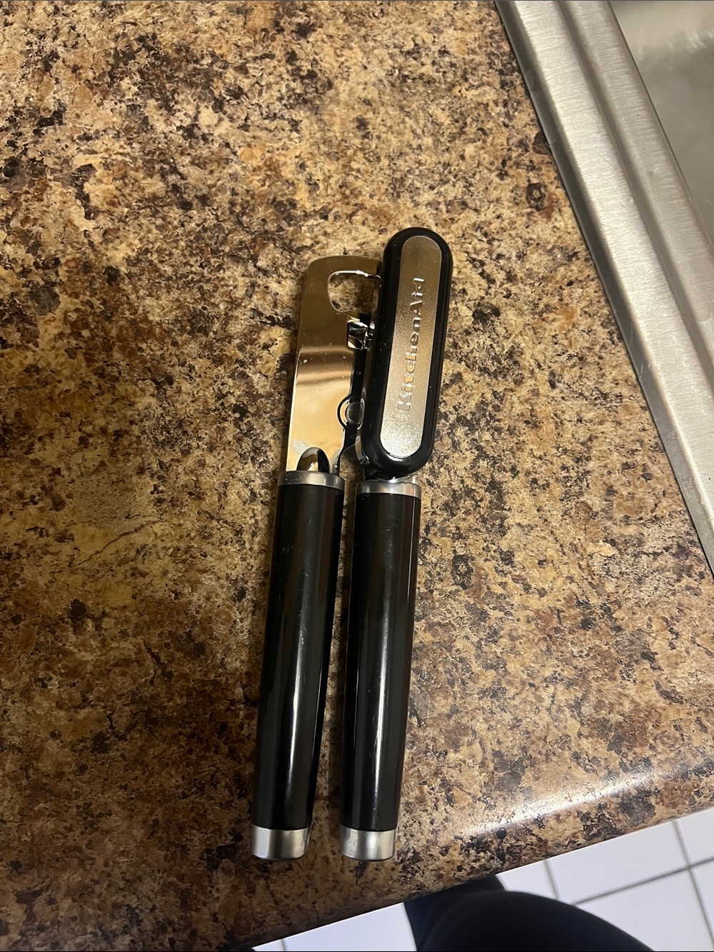 KitchenAid Black Stainless Steel Can Opener